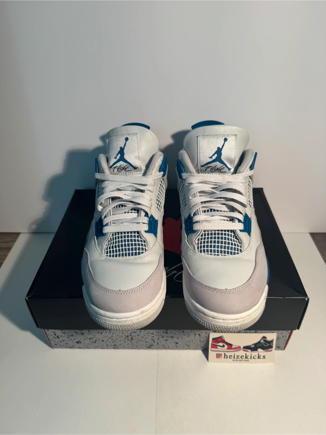 Jordan 4 Military Blue size 9 - photo 3