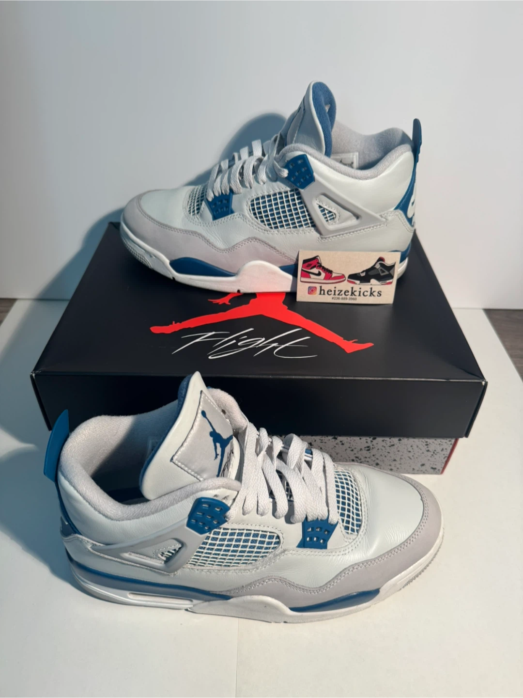 Jordan 4 Military Blue size 9 - photo 2