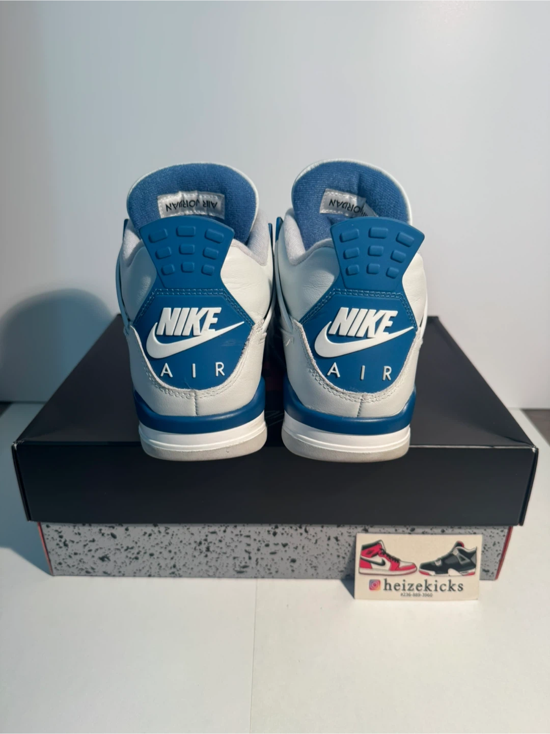 Jordan 4 Military Blue size 9 - photo 4
