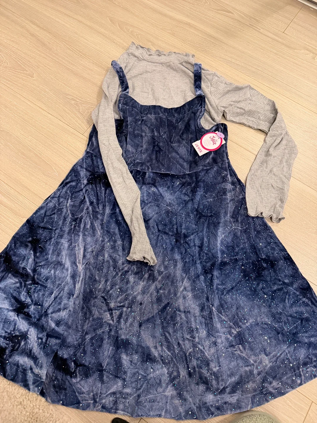 Girl’s Justice 2-Fer Dress - Size L (12/14) BRAND NEW!