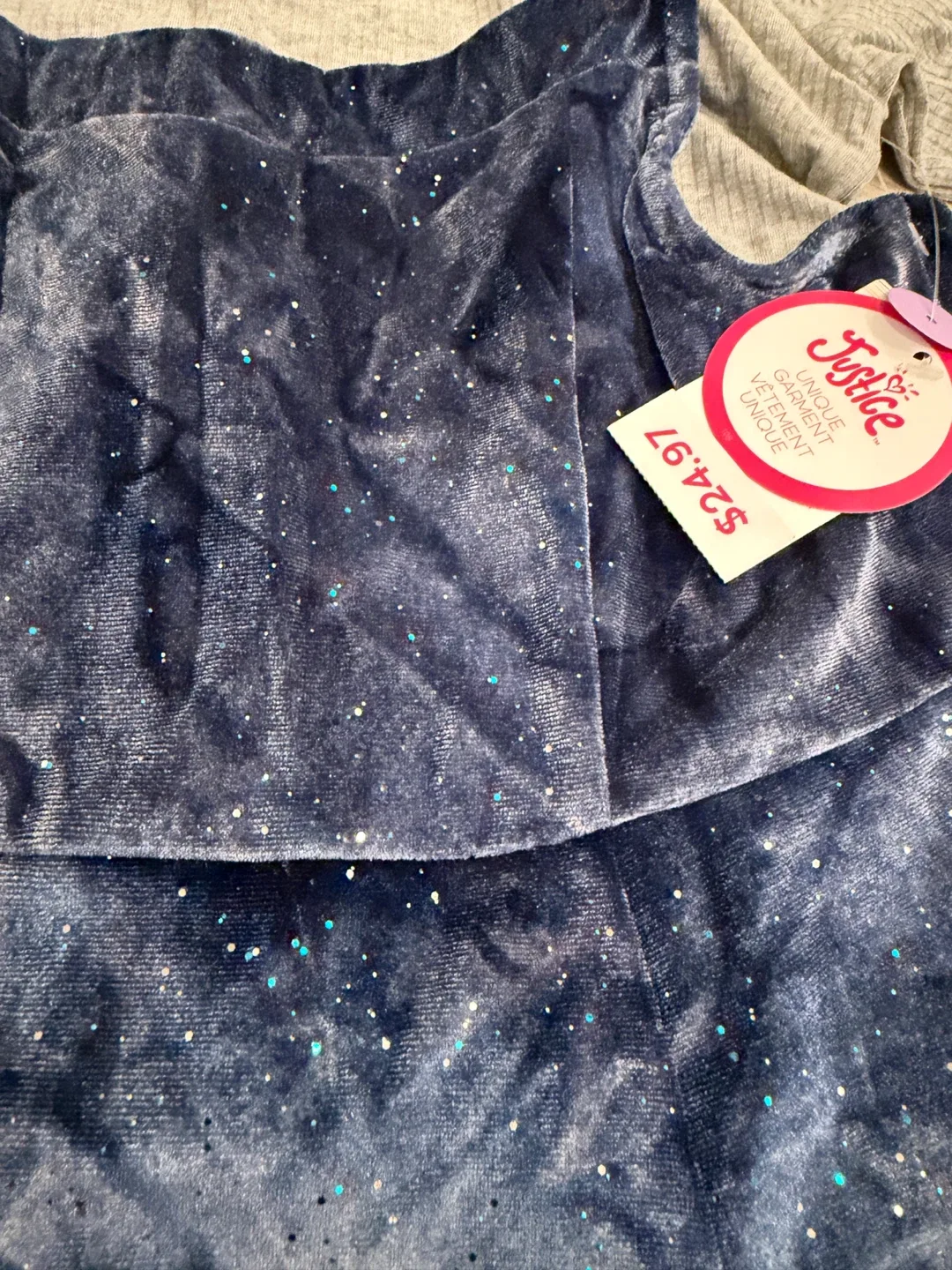 Girl’s Justice 2-Fer Dress - Size L (12/14) BRAND NEW! image indicator(2)