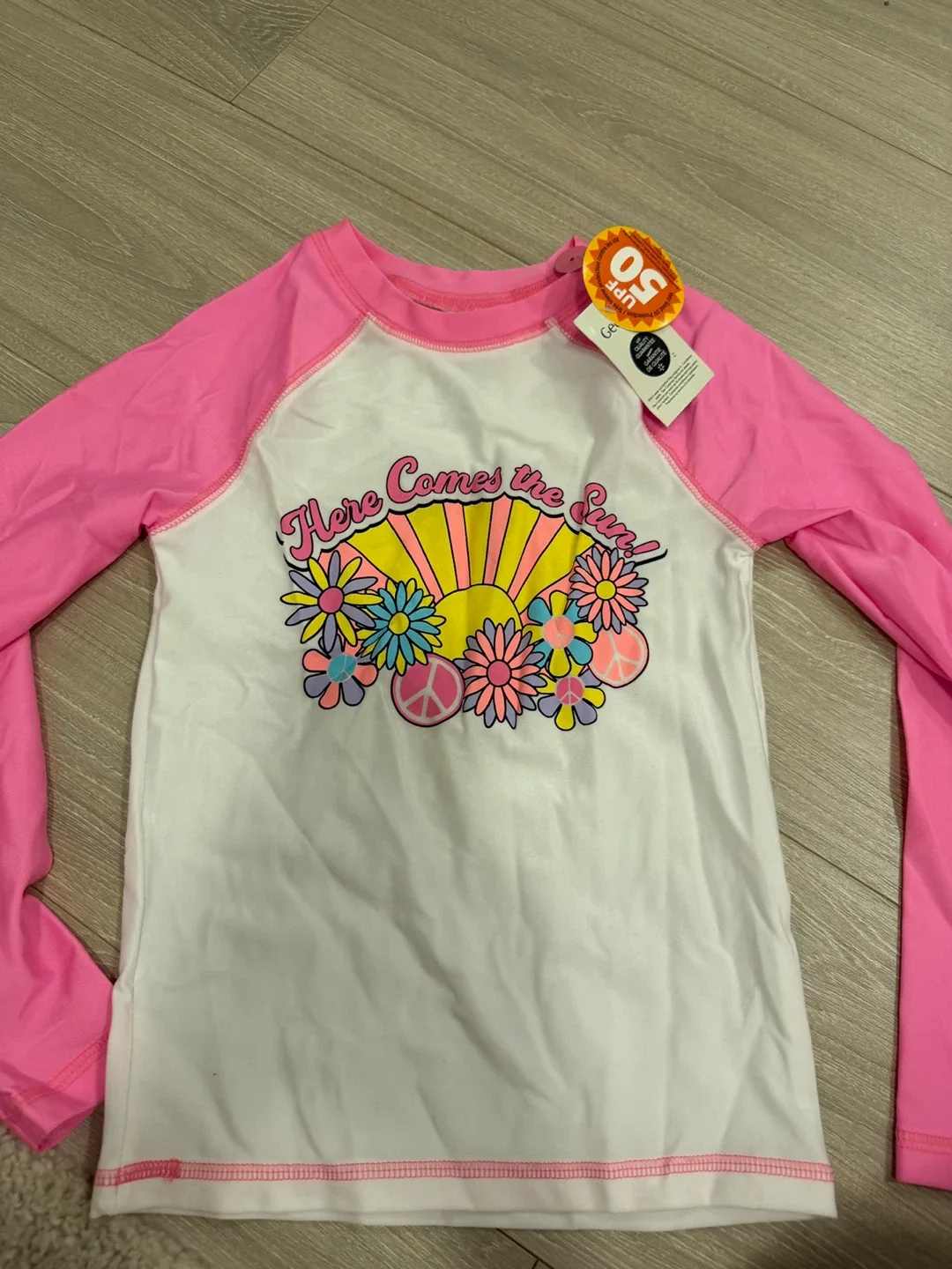 New Girls' Swim Shirt - Size M (7-8) BRAND NEW!