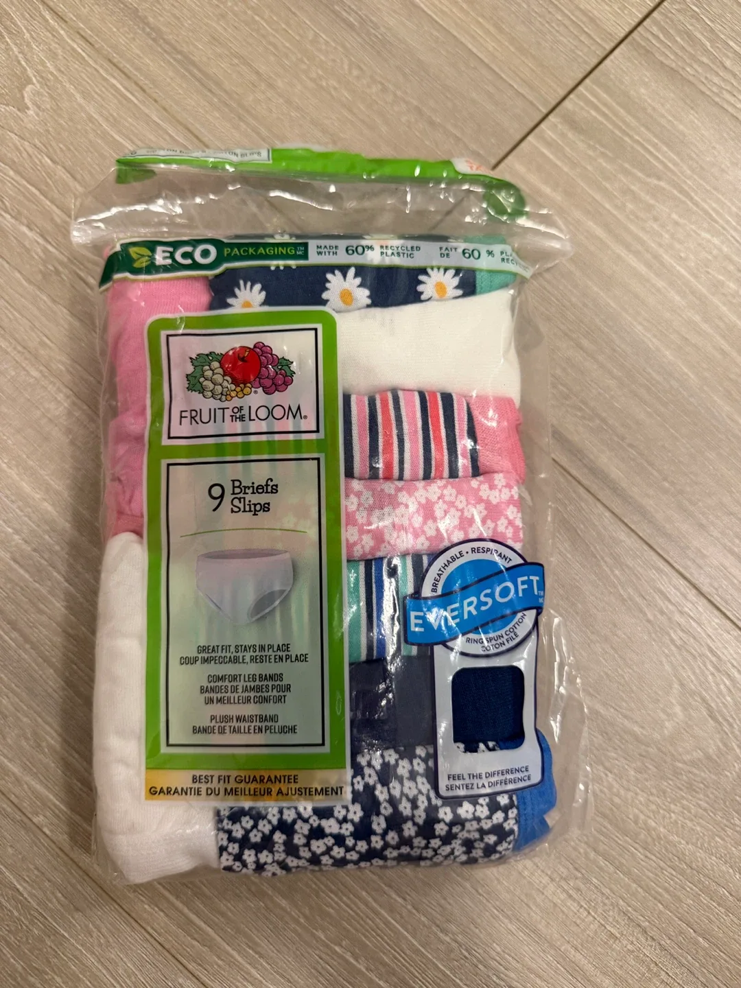 Fruit of the Loom 9-Pack Briefs - New! Girls