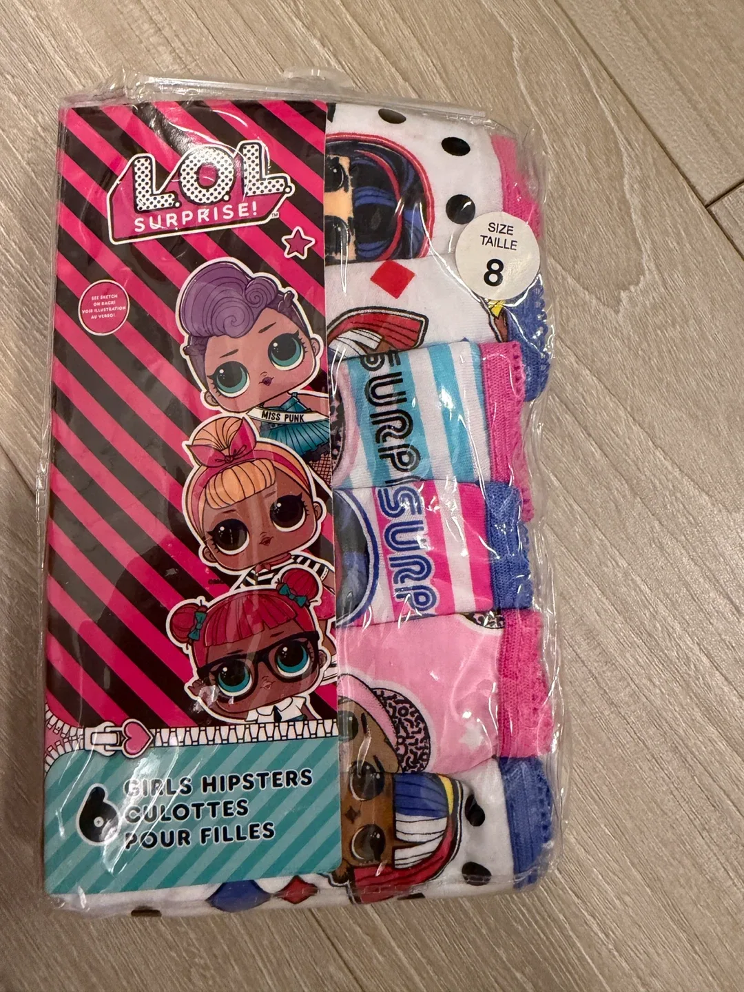 LOL Surprise! Girls Hipsters - Size 8 (New)