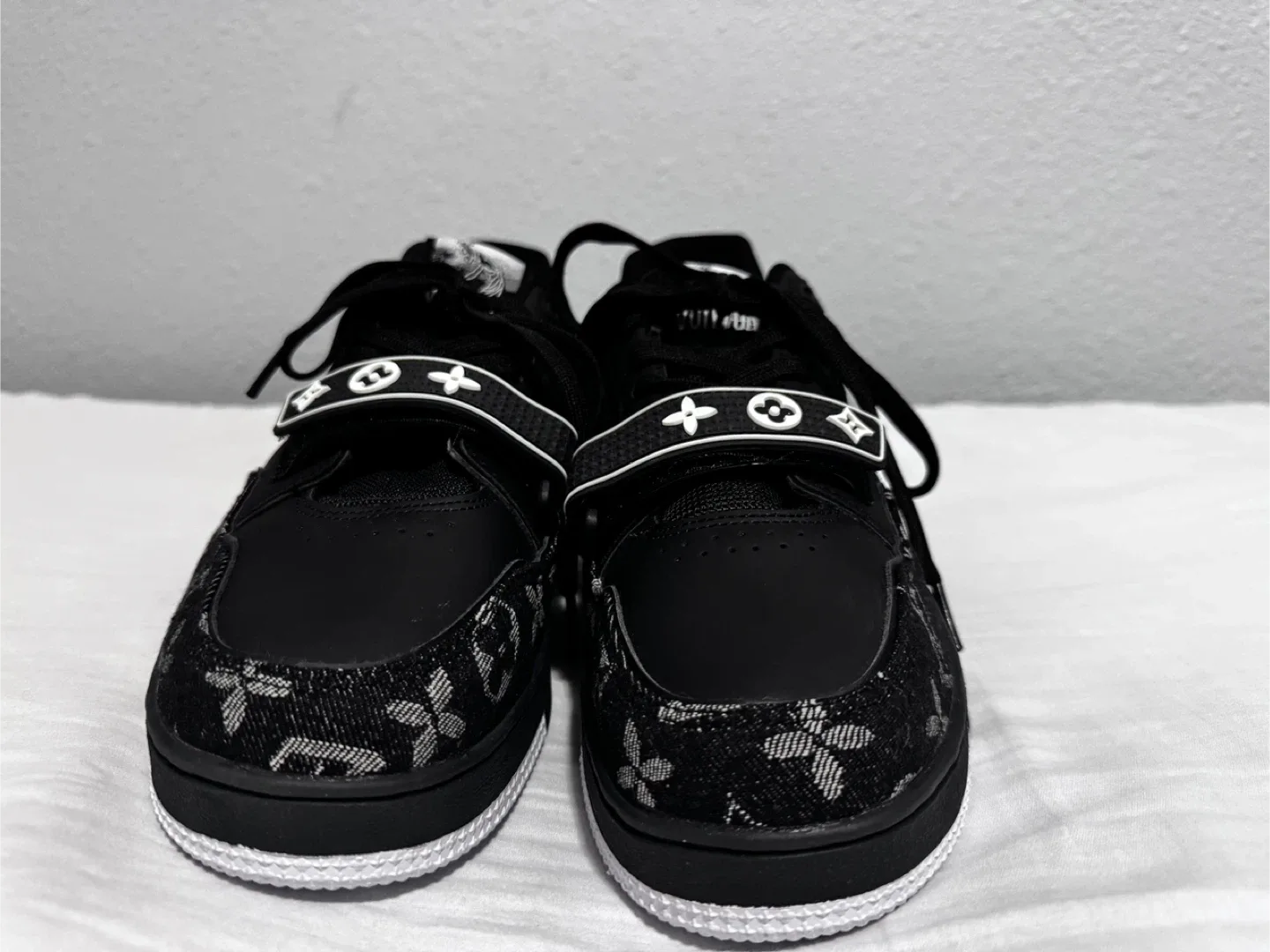 Louis Vuitton Black Trainer Sneakers