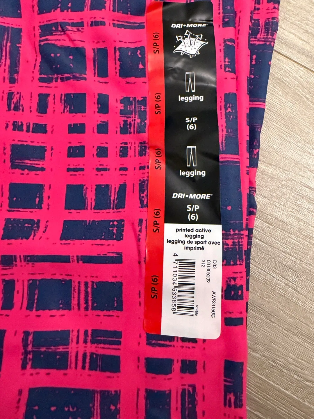 DRI•MORE Printed Active Leggings - Size S (6) - New image indicator(2)