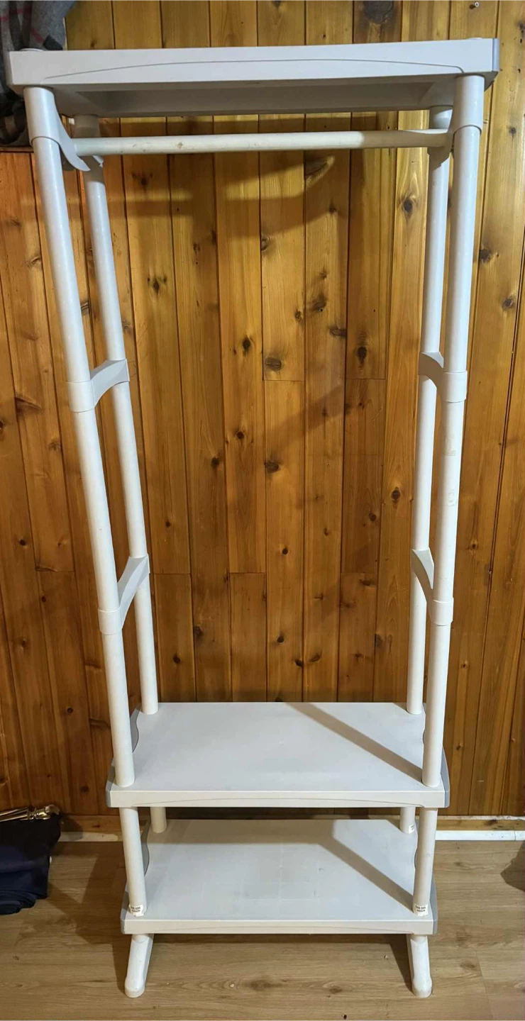 White Clothes Rack - photo 2