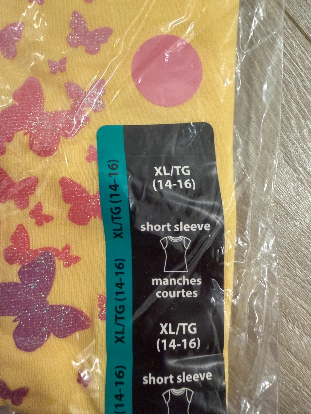 New George Girls' Butterfly T-Shirt - XL (14-16) image indicator(2)