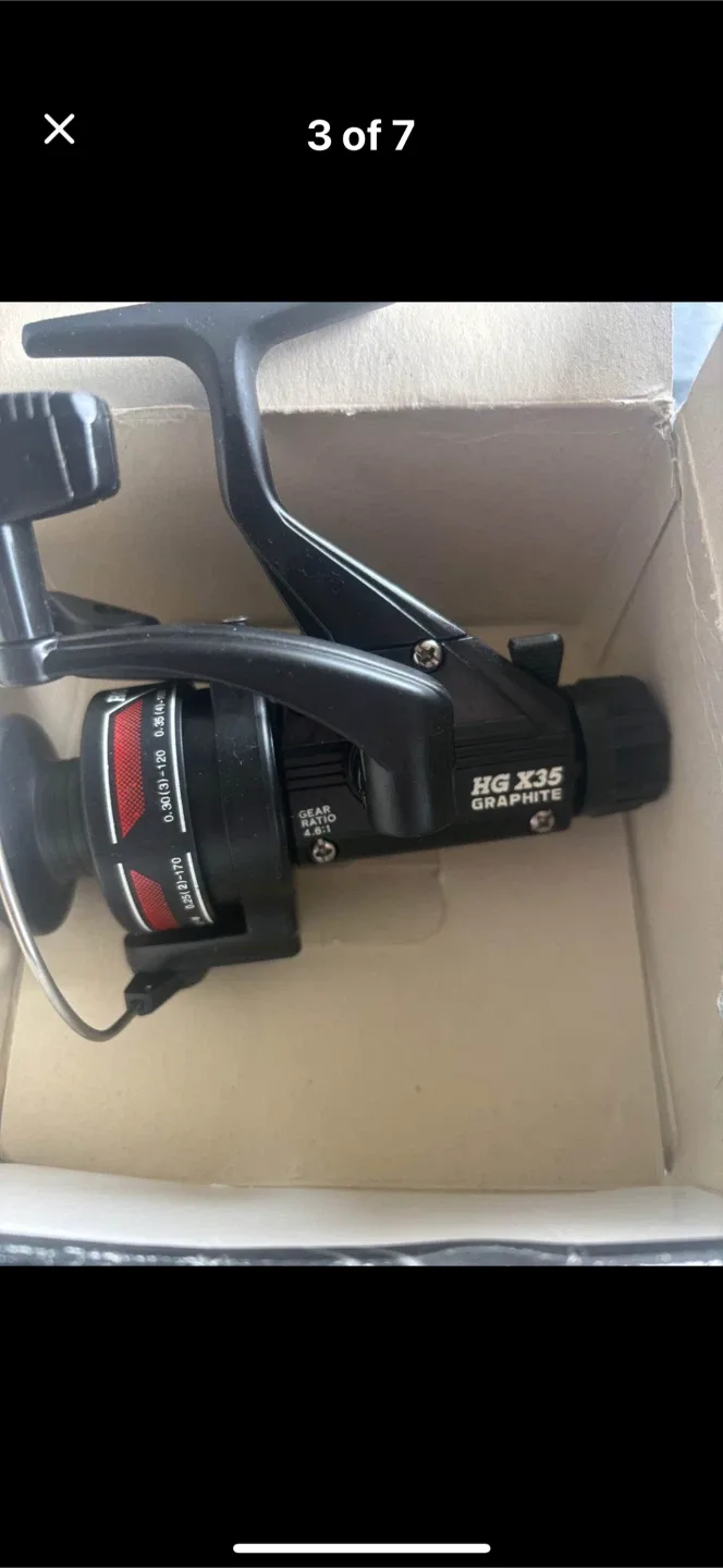 Hawk Grip HG X35 Graphite Rear Control Drag Reel image indicator(5)