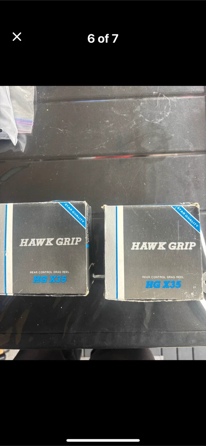 Hawk Grip HG X35 Graphite Rear Control Drag Reel image indicator(2)