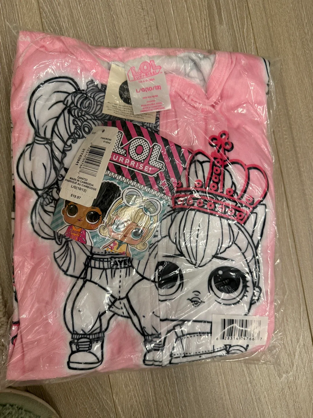 New LOL Surprise! Pink Pajamas - Size L (10/12)