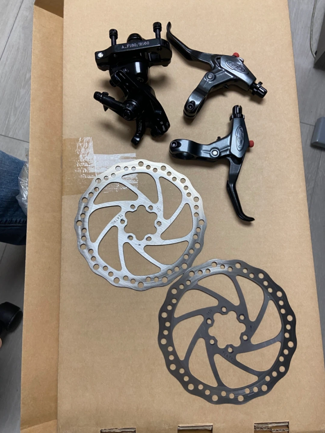 Telktro Bike  Disc Brake Set & hand break