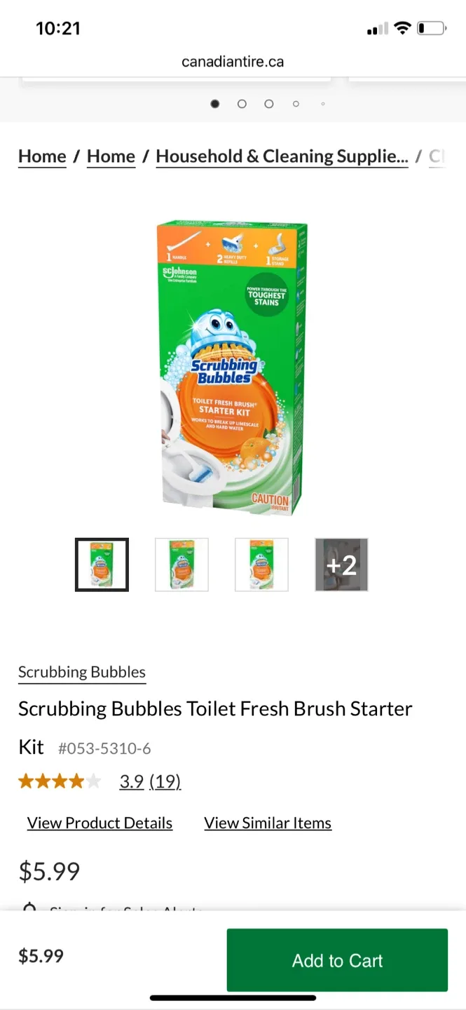 Scrubbing Bubbles Toilet Fresh Brush Starter Kit image indicator(3)