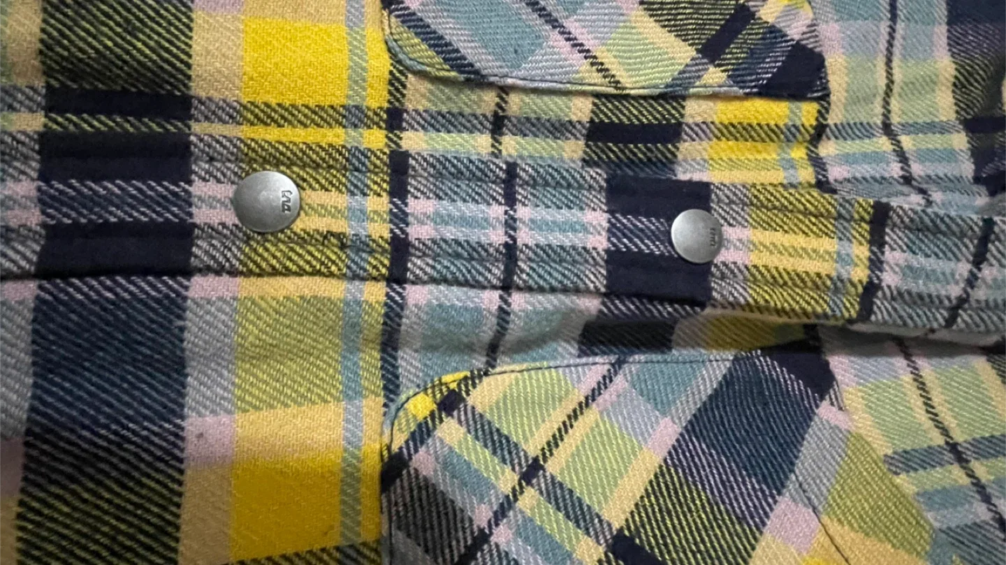 TNA Plaid Shirt Jacket Size 2XS image indicator(3)