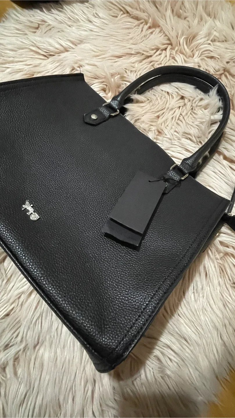 Matthew & Julian Black Tote Bag thumbnail