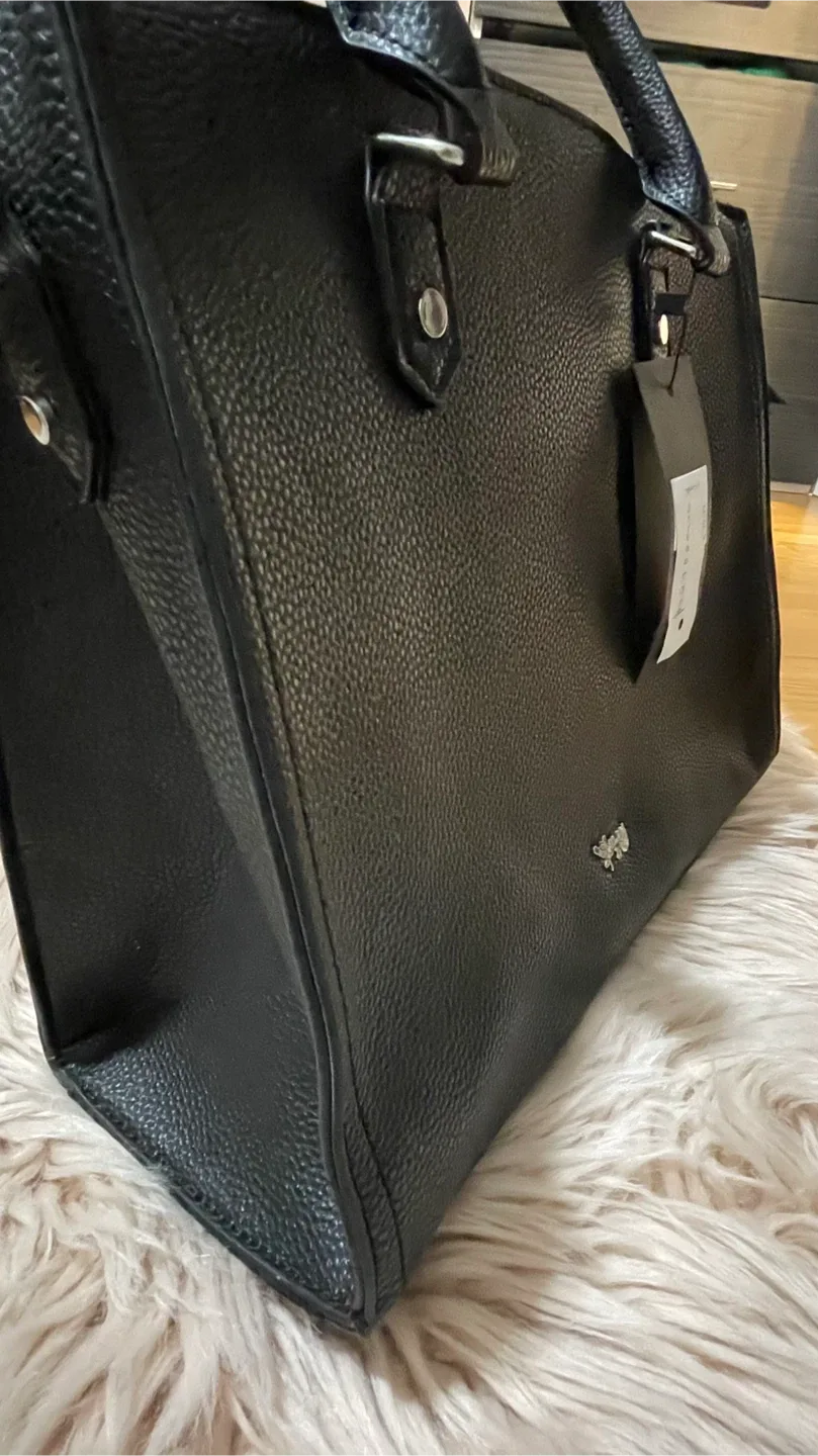 Matthew & Julian Black Tote Bag image indicator(7)