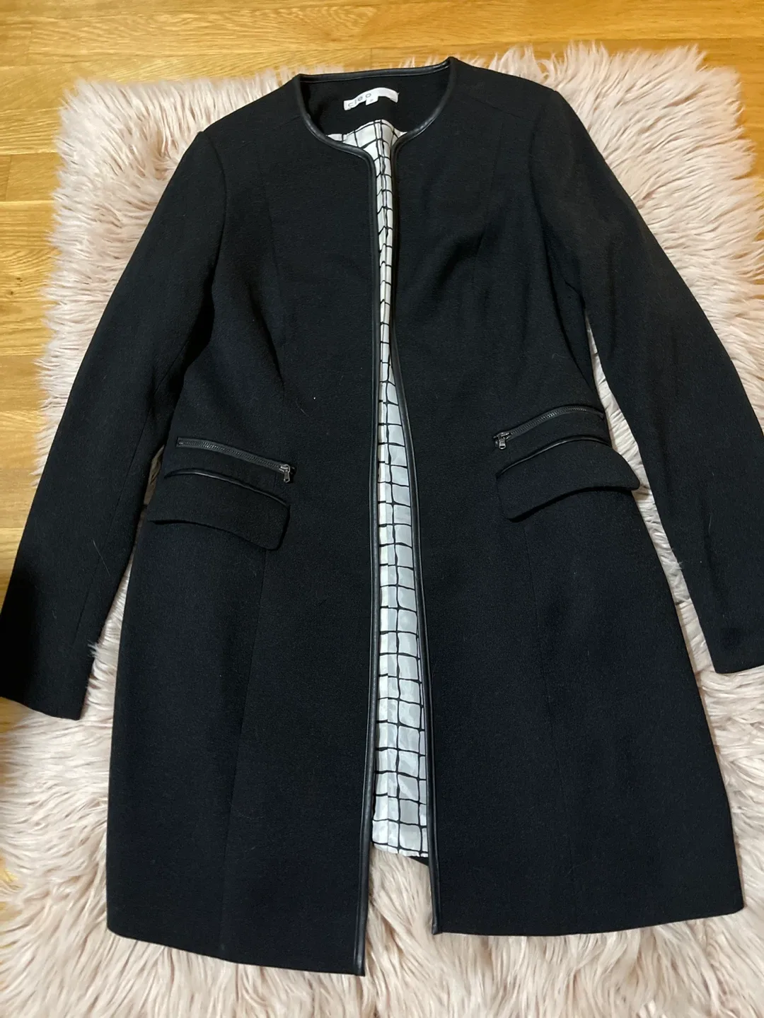 Cleo Black Blazer Coat - Size XS thumbnail