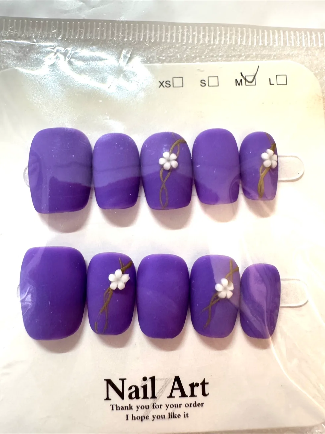 Nail Art Press-On Nails - Size M image indicator(9)