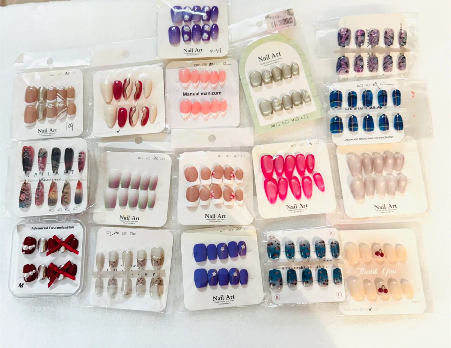 Nail Art Press-On Nails - Size M