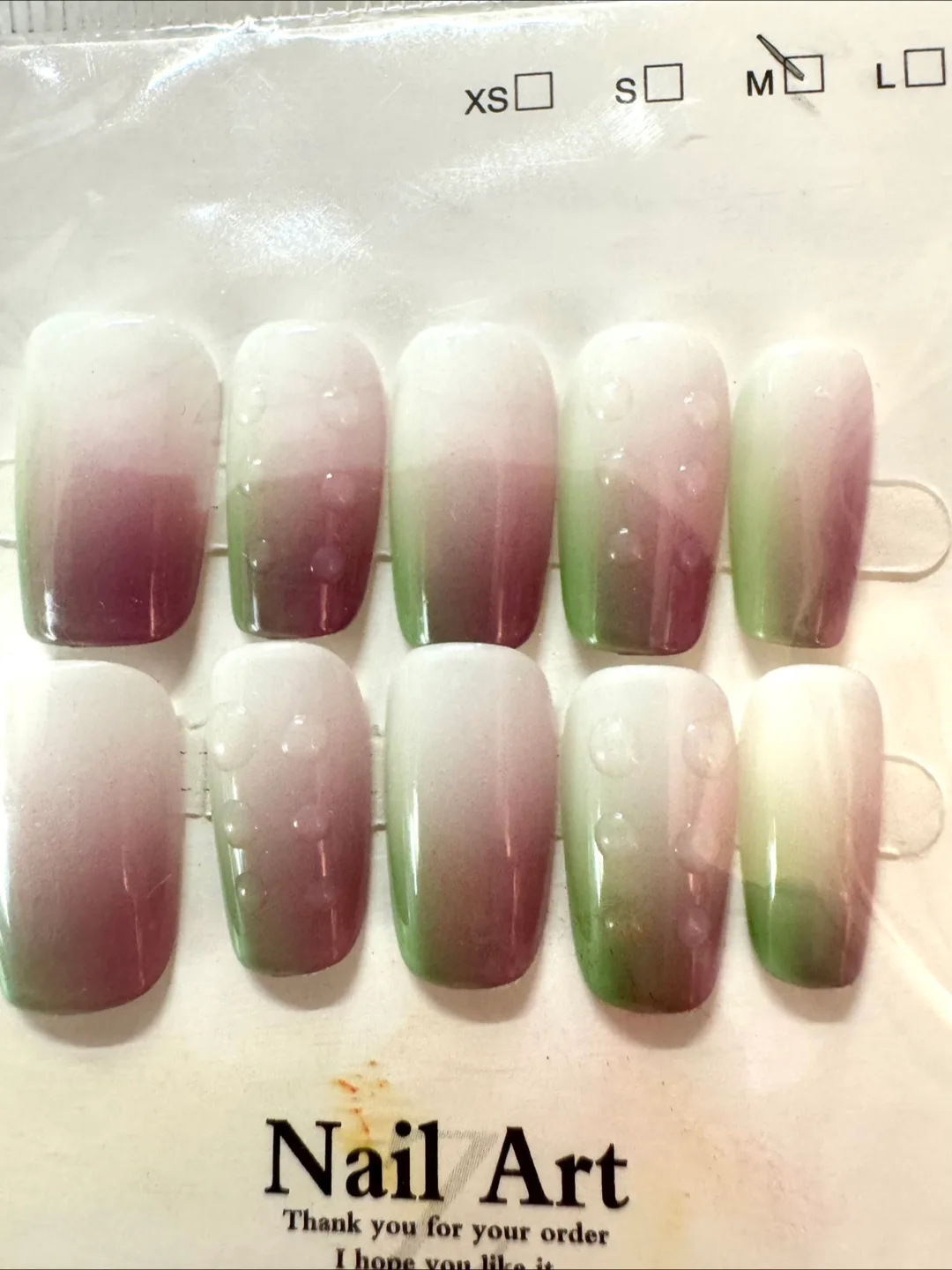 8 pairs Nail Art Press On Nails - New image indicator(2)