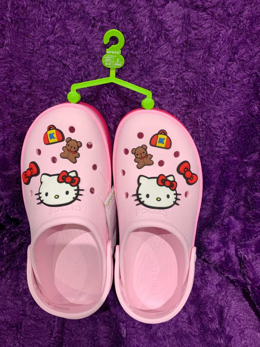 Crocs Classic Stacked Clog - Hello Kitty Charmed Size 9 Women’s