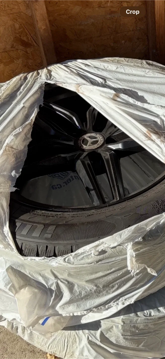 Mercedes Benz, Winter Rims & Tires, black matte image indicator(3)