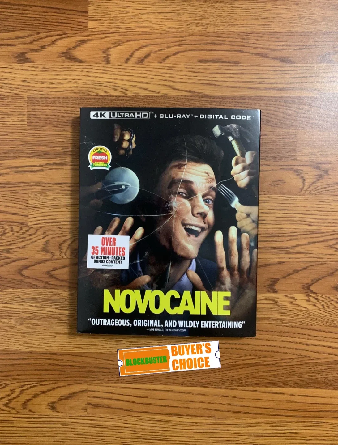 Novocaine 4K UHD Blu-ray Combo Pack thumbnail