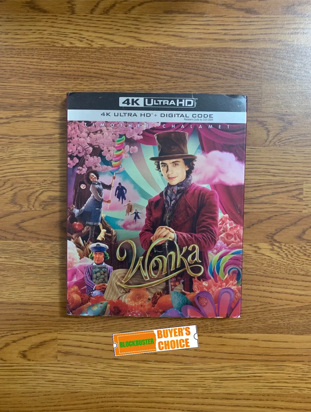 Wonka 4K UHD Blu-ray Combo Pack thumbnail