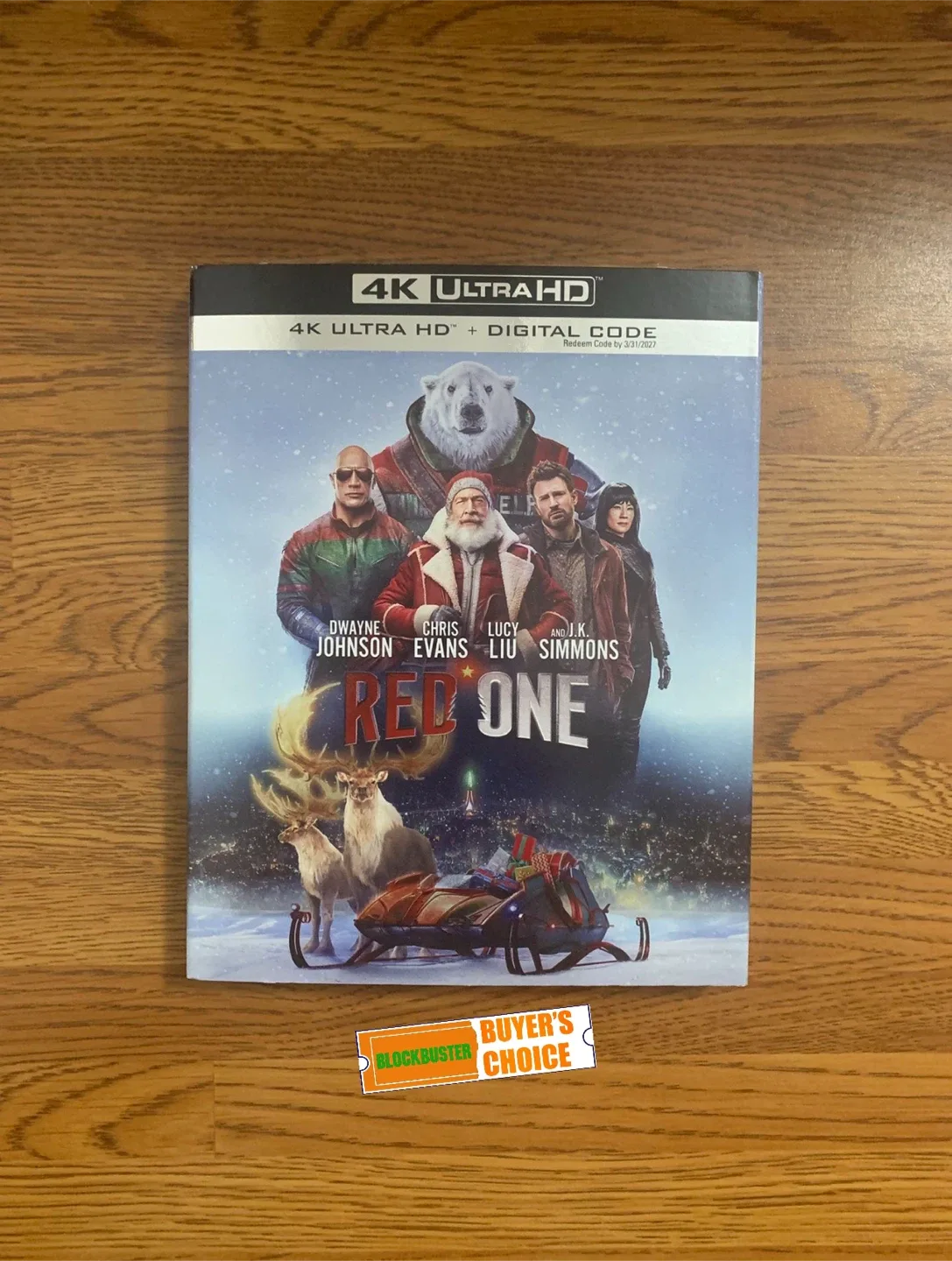Red One 4K UHD Blu-ray Combo Pack thumbnail