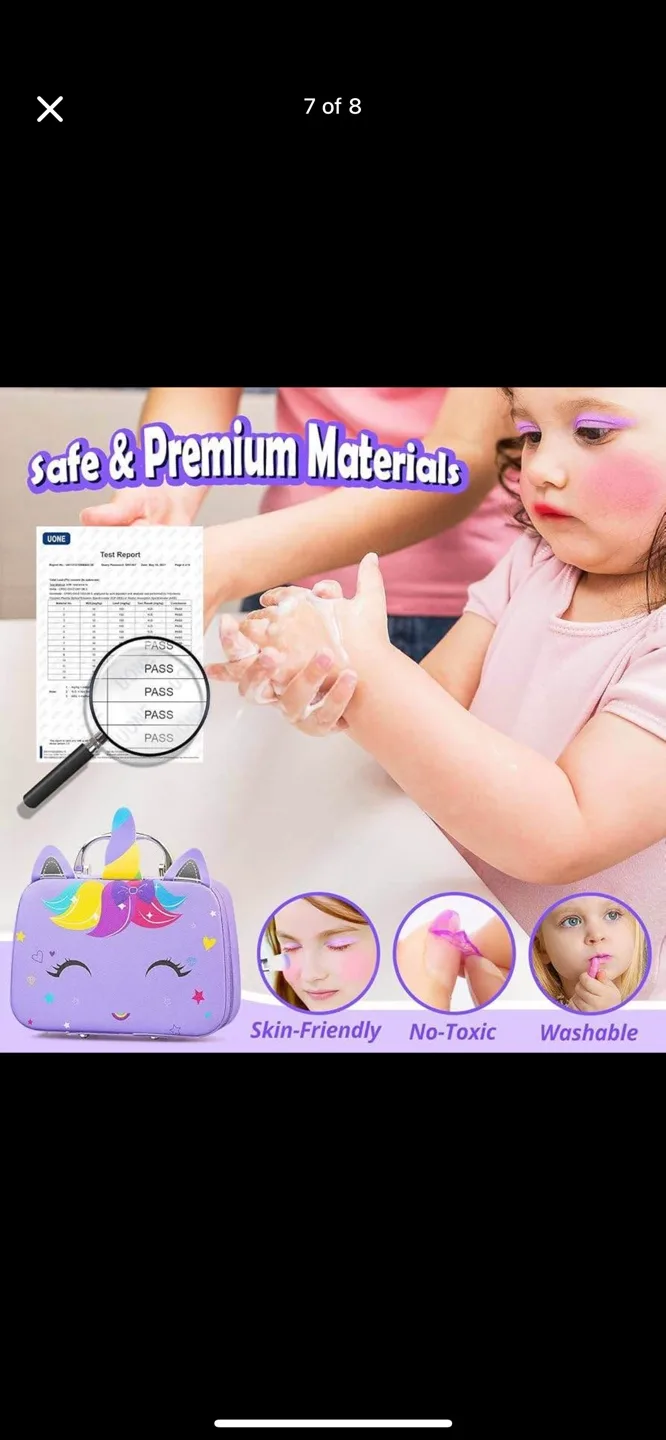Cute Unicorn Makeup Kit For Girls image indicator(6)