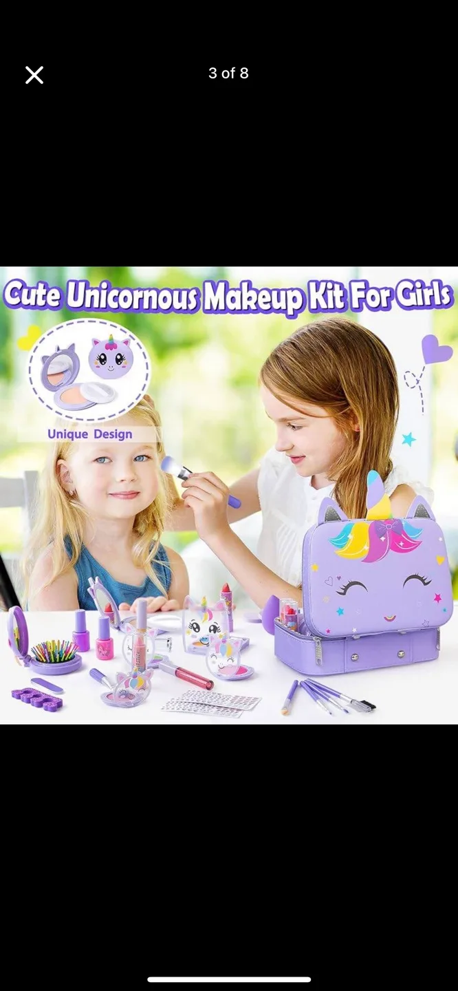 Cute Unicorn Makeup Kit For Girls image indicator(2)