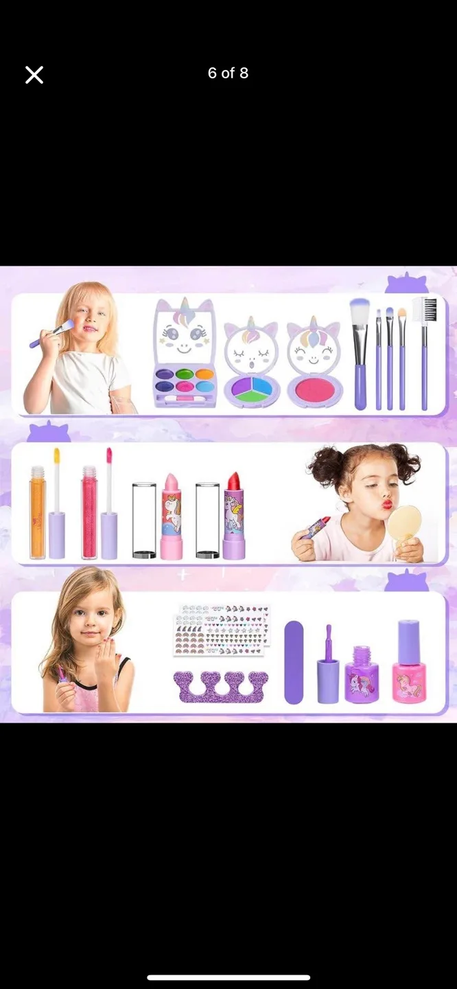 Cute Unicorn Makeup Kit For Girls image indicator(3)
