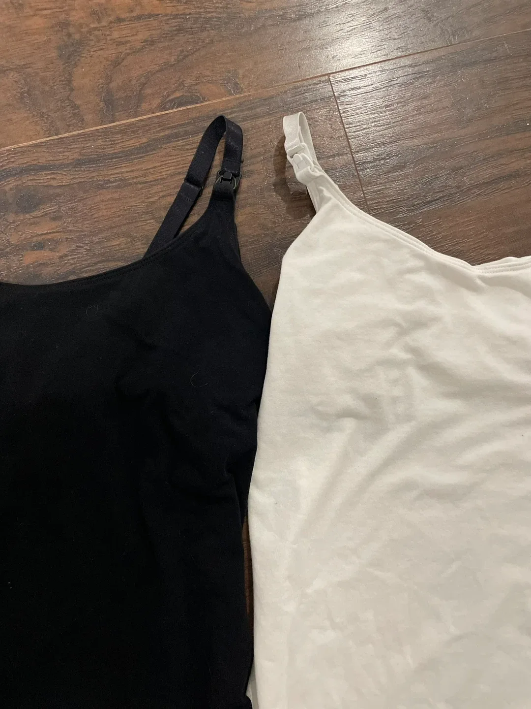 Nursing Tanks - Black and White