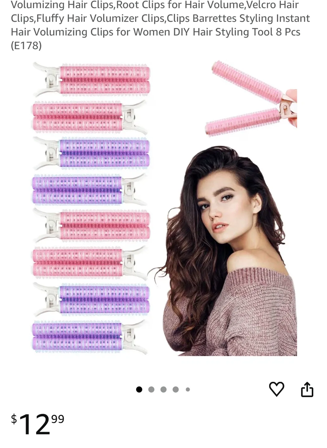 5 Volumizing Hair Clips - DIY Hair Styling Tool image indicator(2)