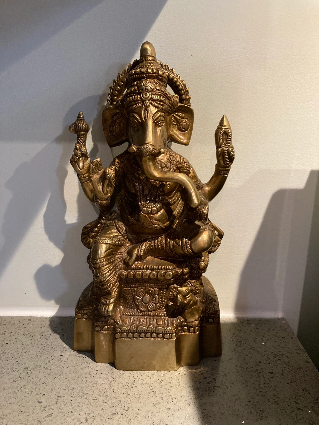 Ganesh Brass Statue - photo 2