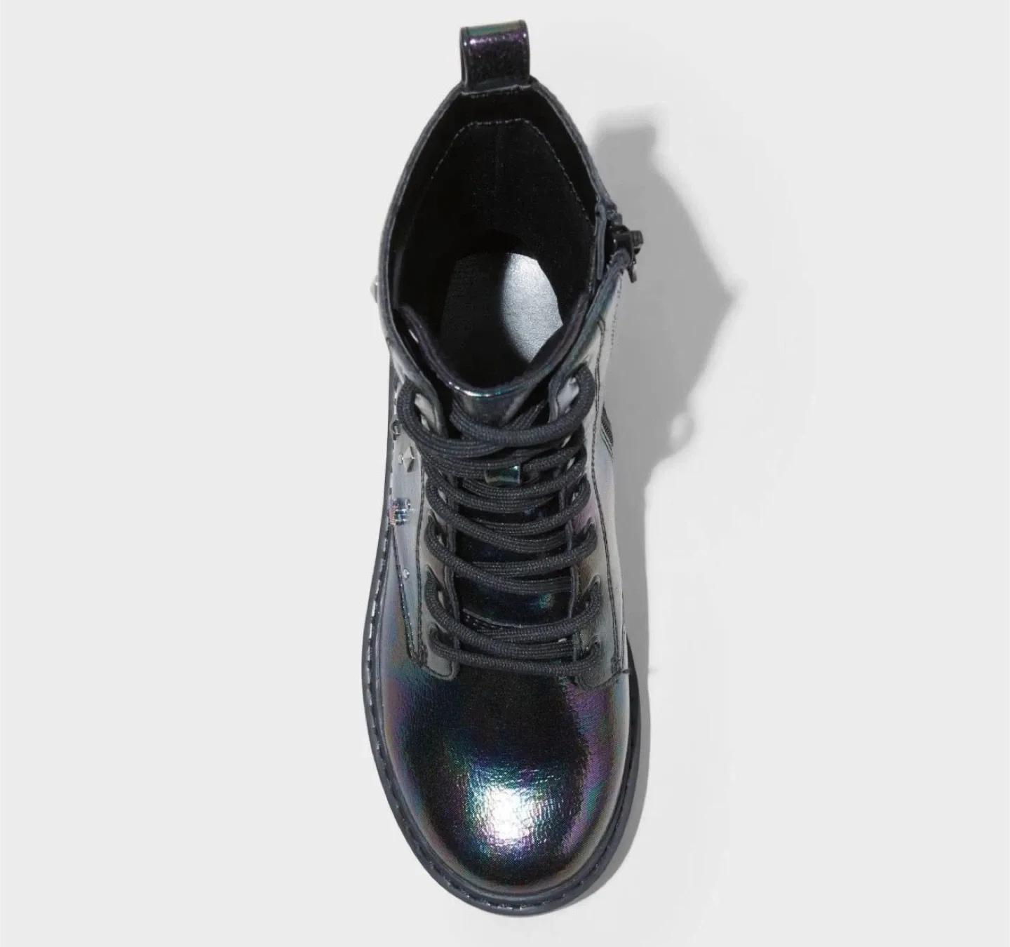 Black Rochelle Combat Boots - Size 5 image indicator(7)