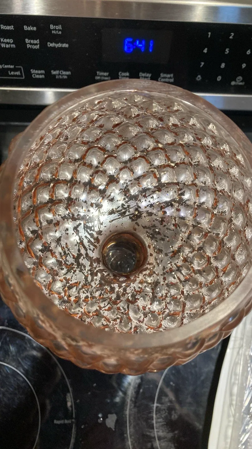 Tall Decorative Glass Candle Holder image indicator(3)