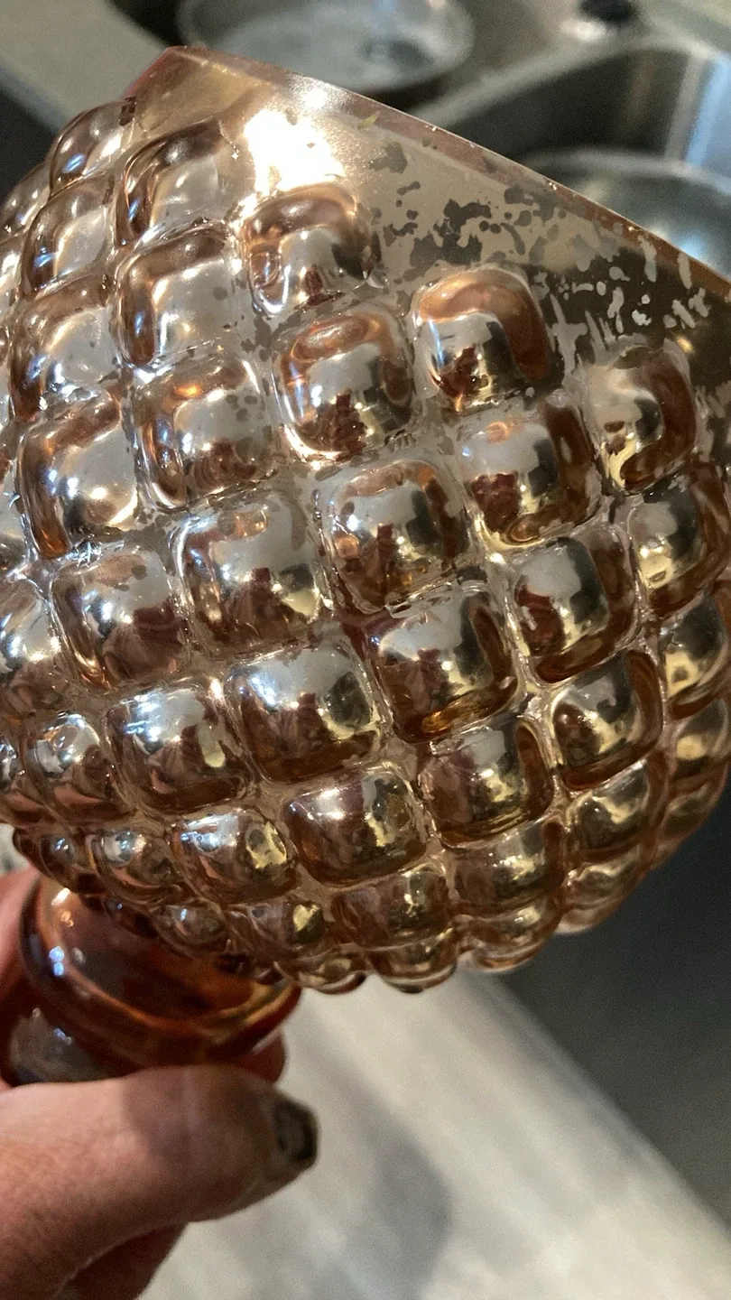 Tall Decorative Glass Candle Holder image indicator(5)