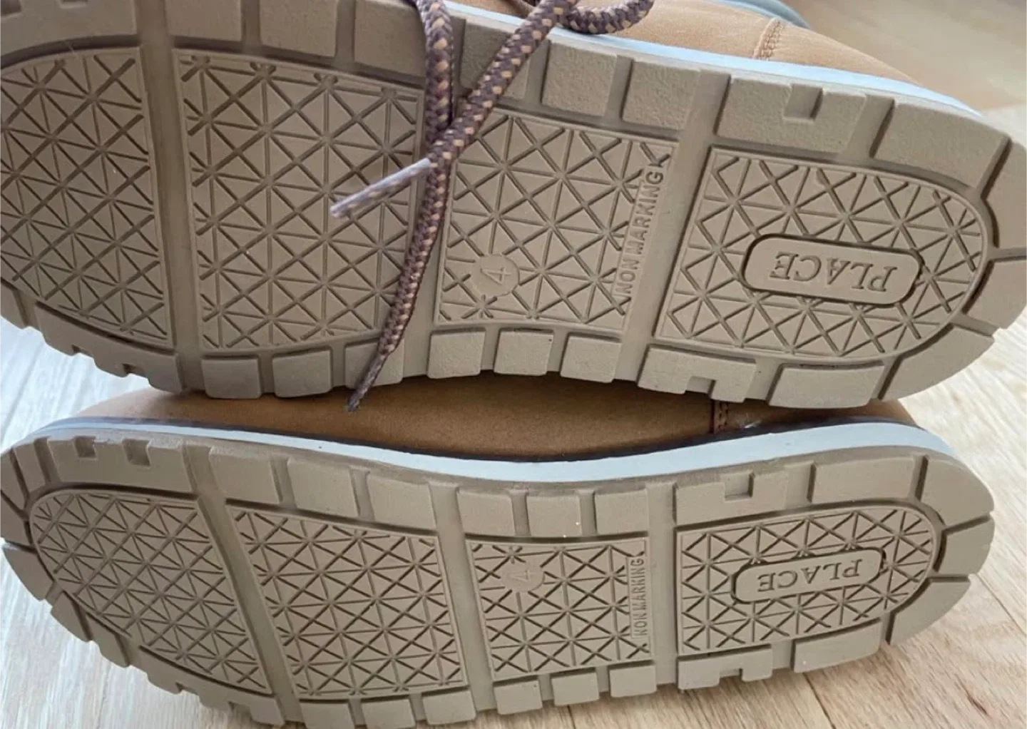 Children's Place Tan Hiking Boots - Youth Size 4 image indicator(3)