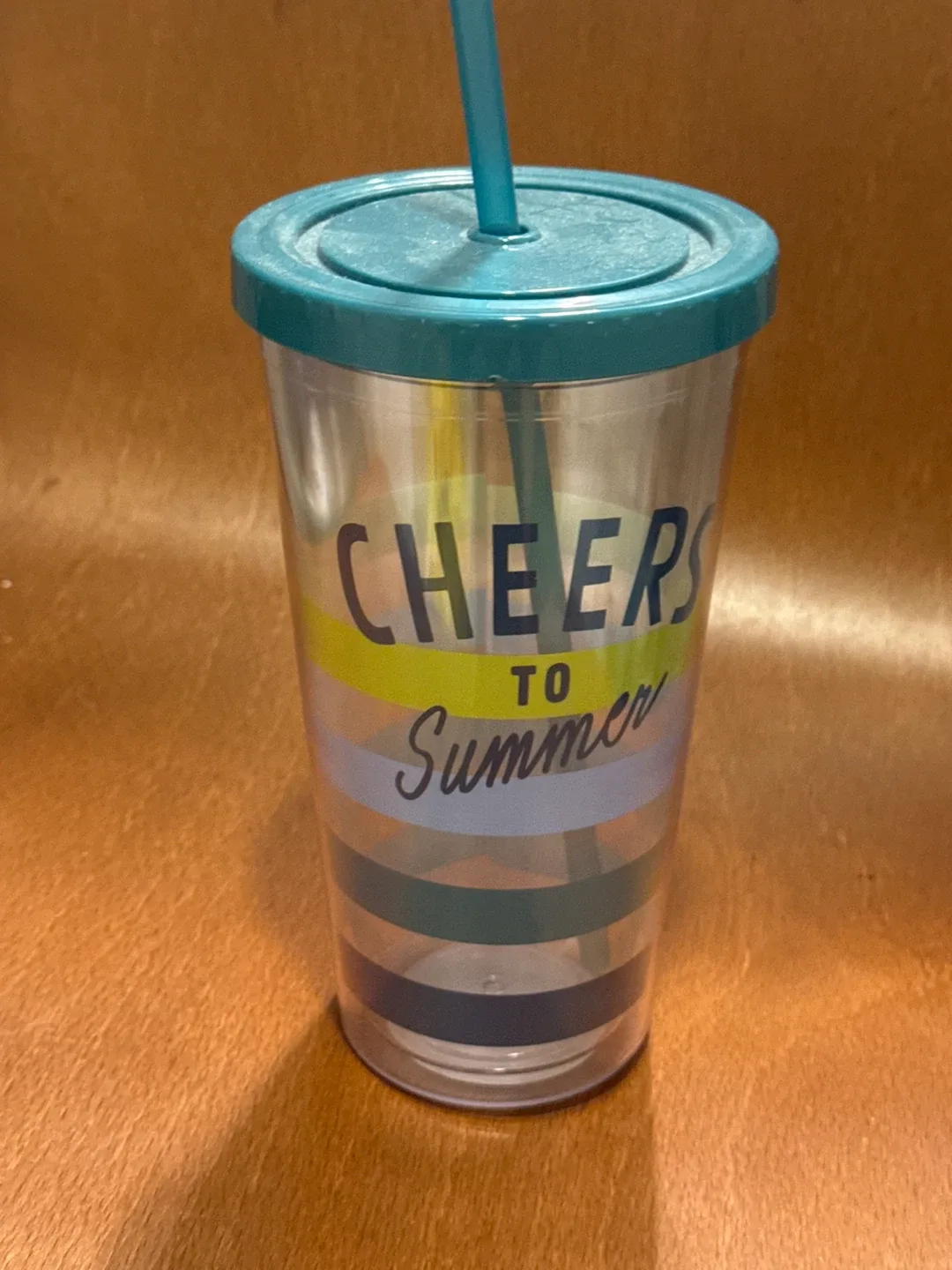 NEW FREE Cheers to Summer Tumbler with Straw