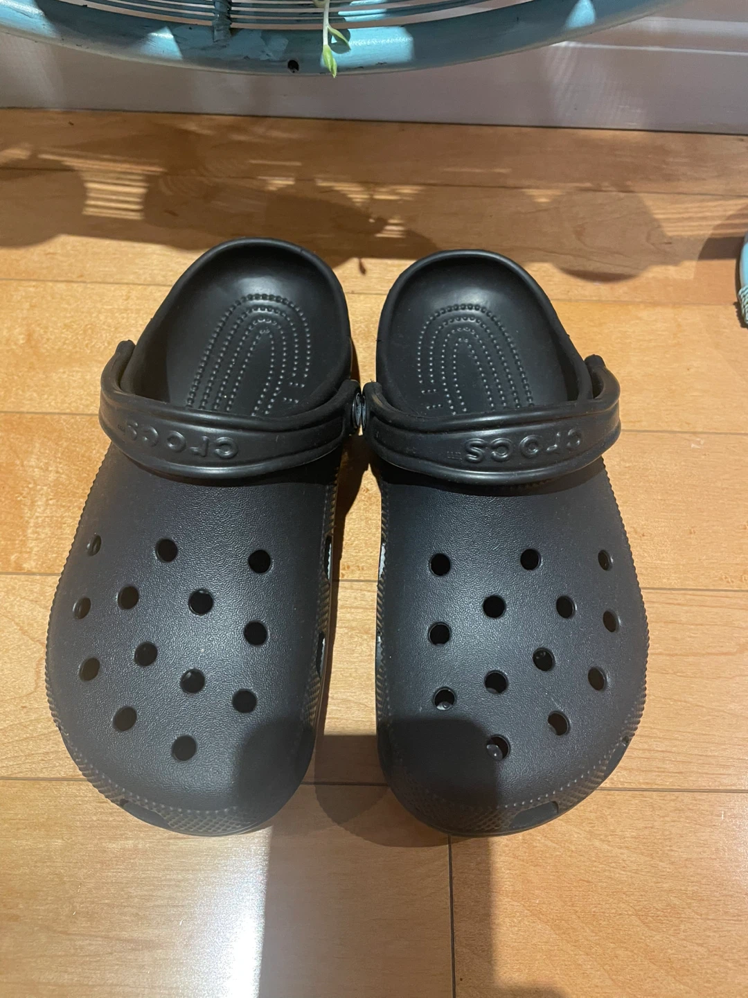 Crocs Classic Clogs, Black, Size 8