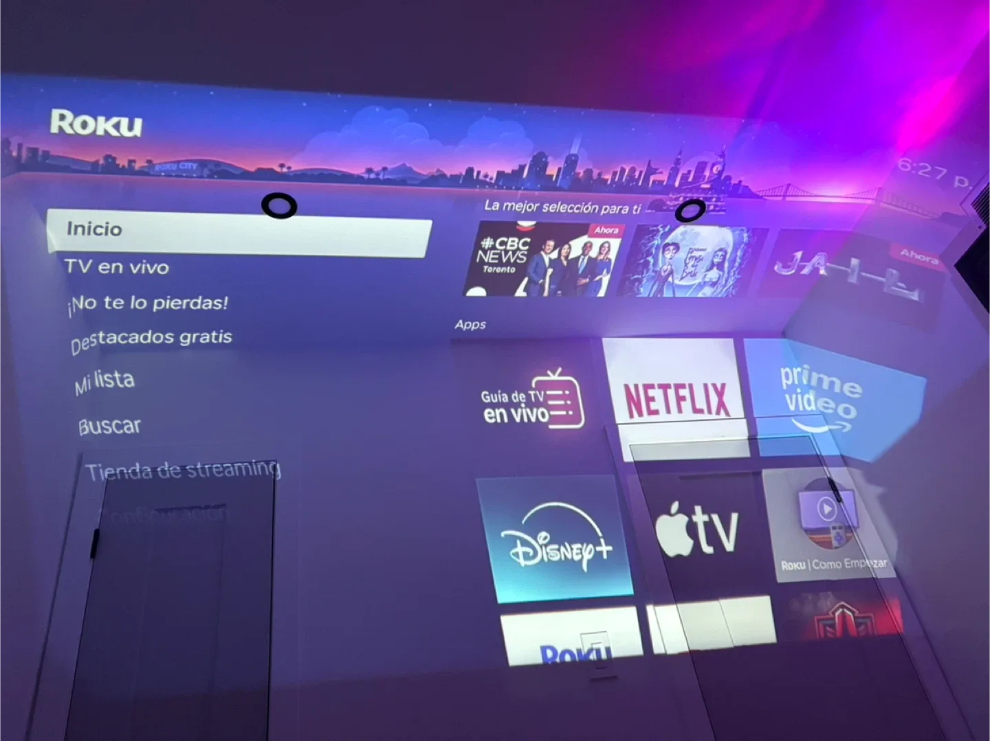 Portable Mini Projector image indicator(4)