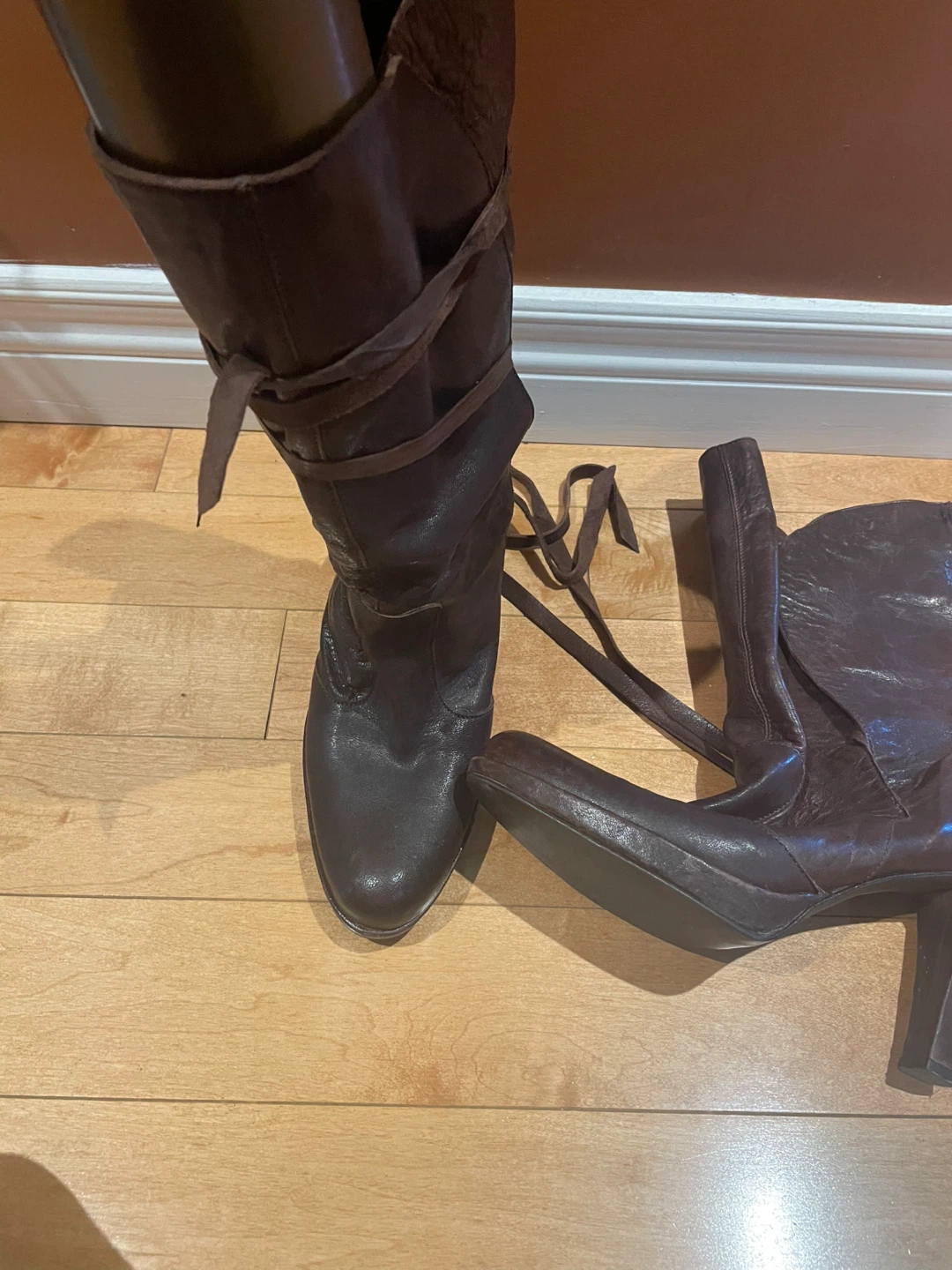 Leather Italian Boots - Size 38 - photo 2