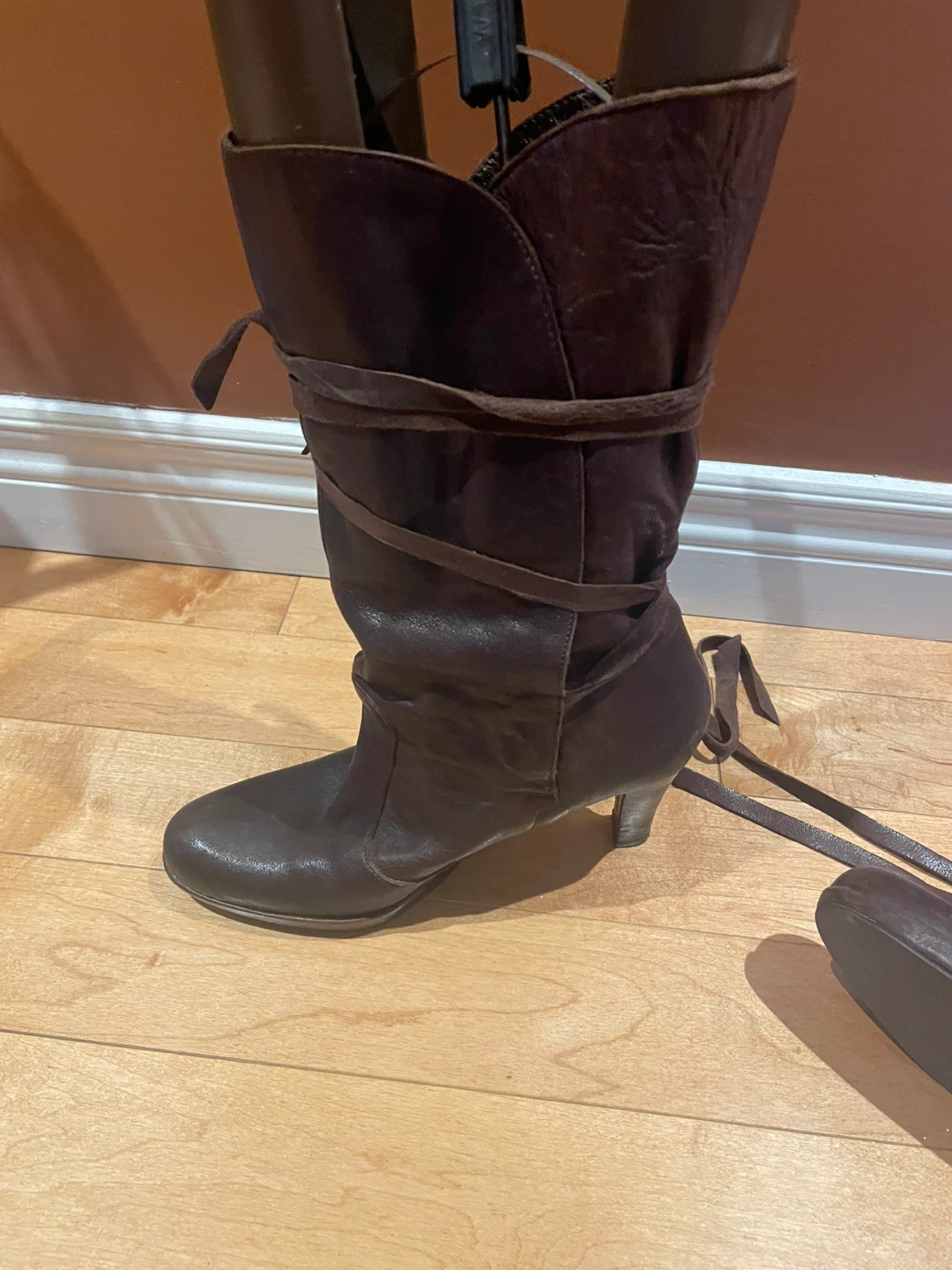 Leather Italian Boots - Size 38