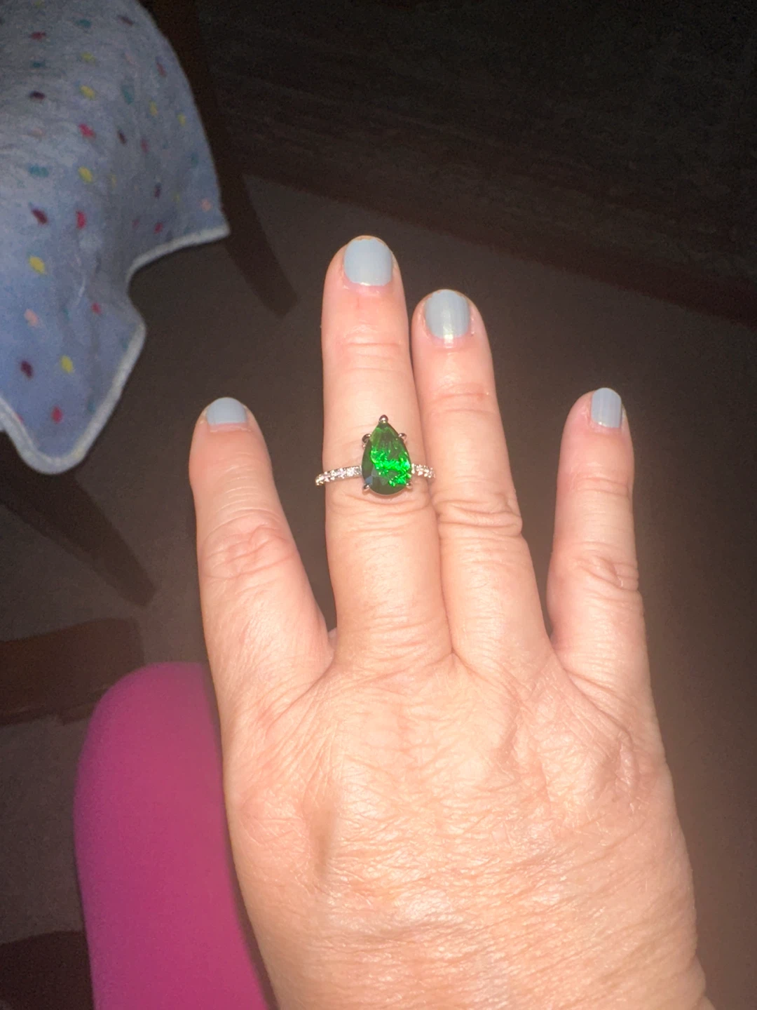 Green Gemstone Ring
