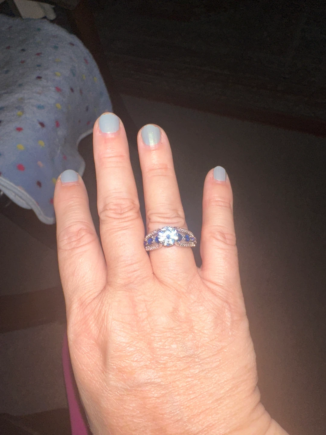 Blue & Silver Ring