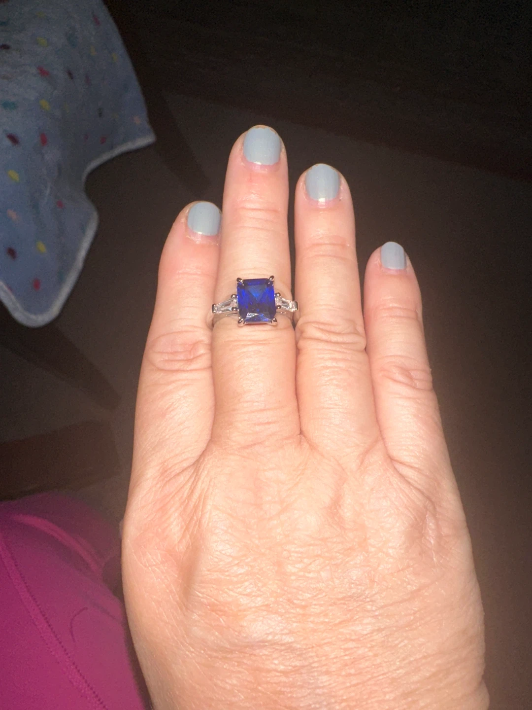 Blue Gemstone Ring