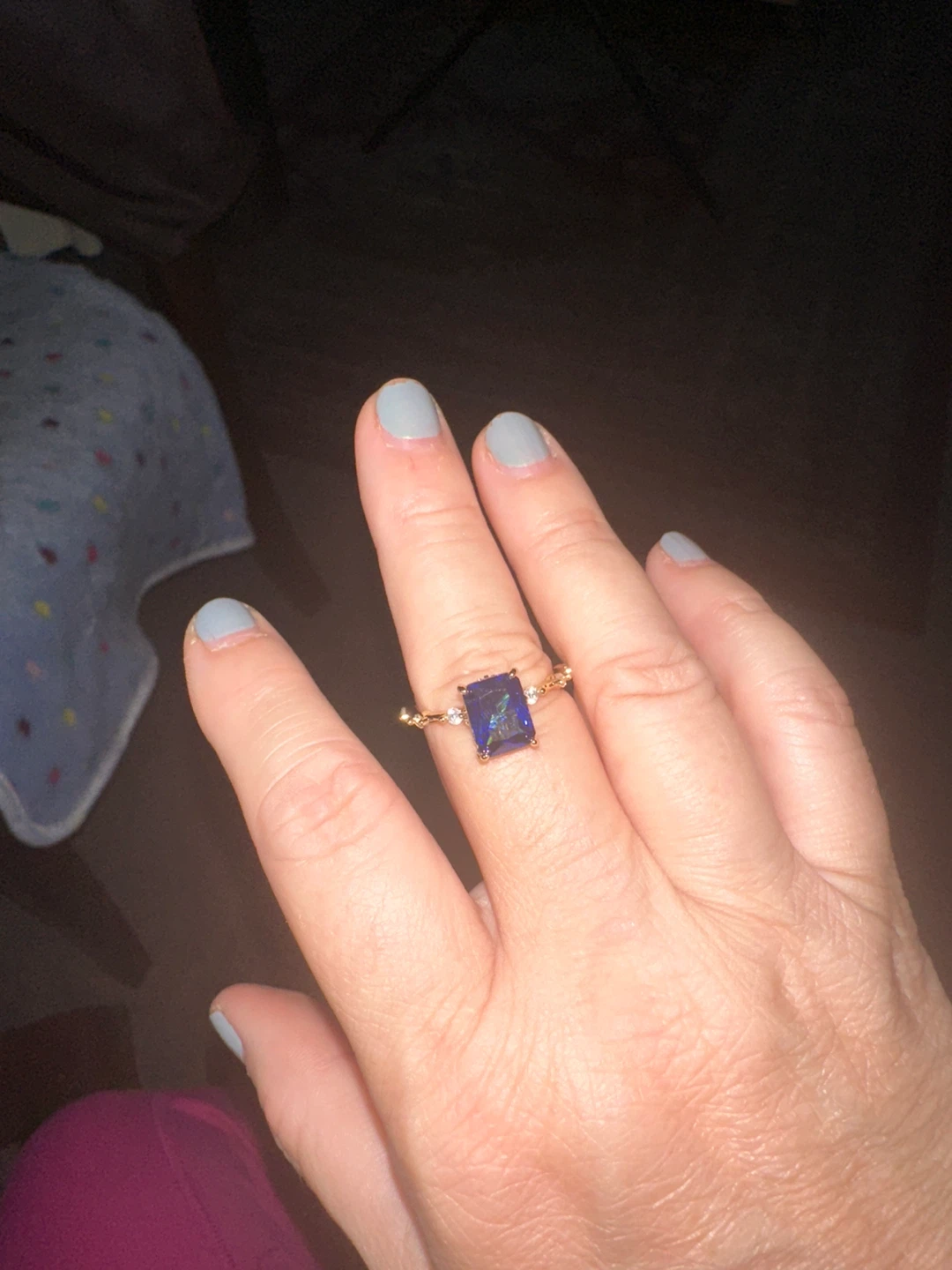Blue Gemstone Ring
