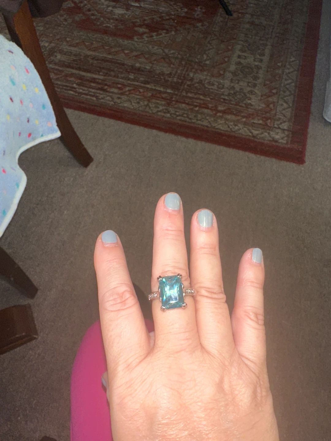 Blue Gemstone Ring