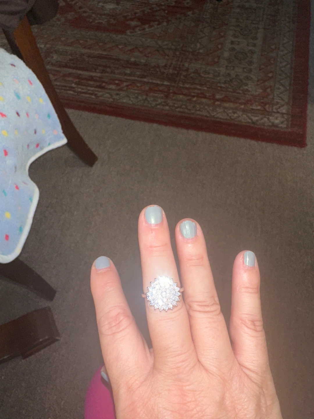 Sparkly Silver Ring